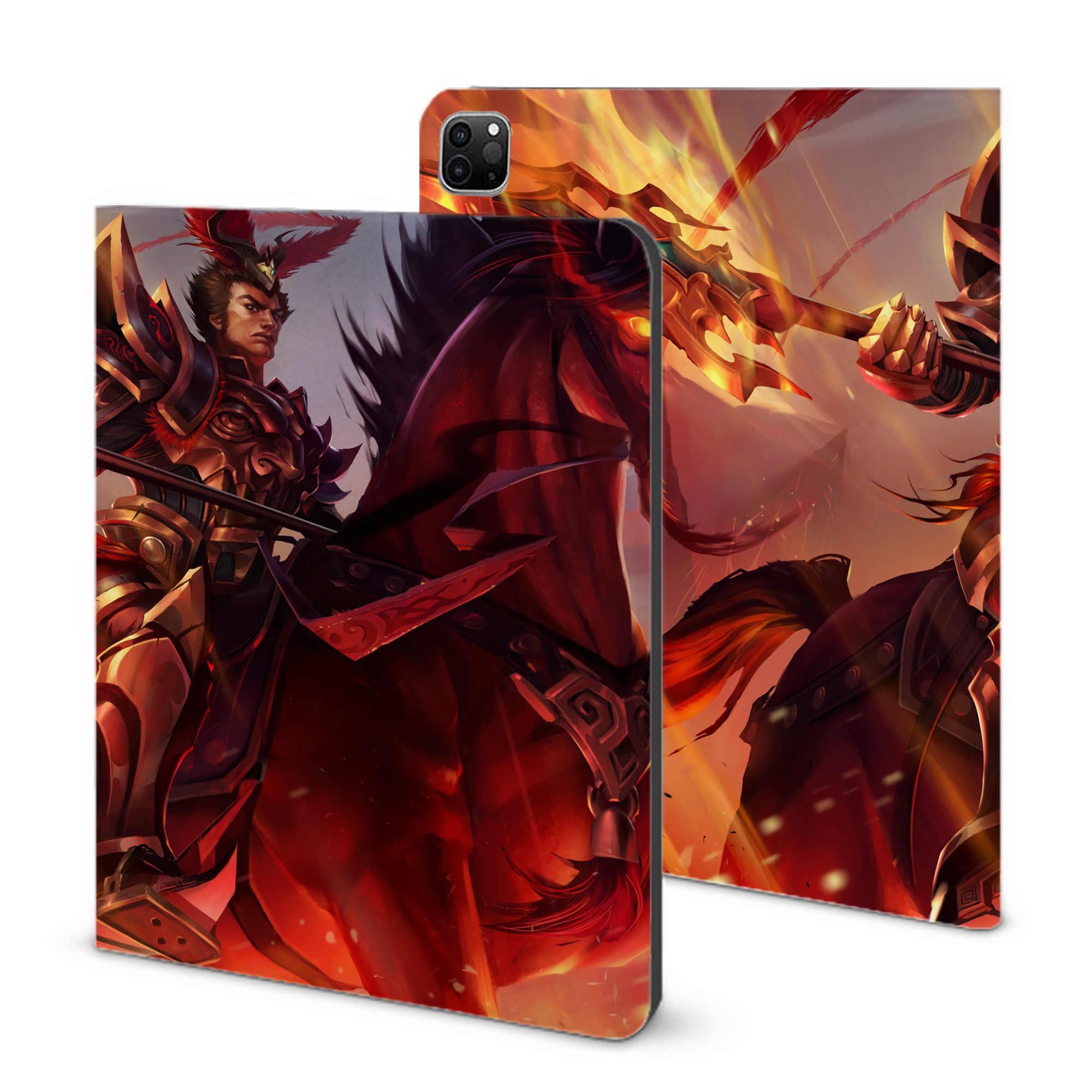 （画像用） リーグ・オブ・レジェンド League of Legends LOL IPad ケース ブック型 PUレザー TPU 耐衝撃 軽量 薄型 ペン収納なし 全面保護 IPad 各モデル対応